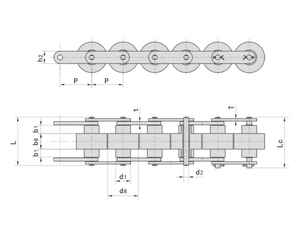  What materials can precision roller chain be made of and how does it perform